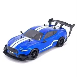 IQ models RC drift auto Ford Mustang 4WD 1/14 - modrá obraz