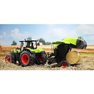 IQ models RC traktor Arion CLAAS 660 s lisem Rollant 520 obraz