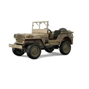 IQ models Vojenské RC auto Jeep WILLYS 1/10 hnědý obraz