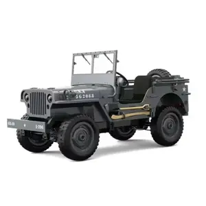 IQ models Vojenské RC auto Jeep WILLYS 1/10 šedý obraz