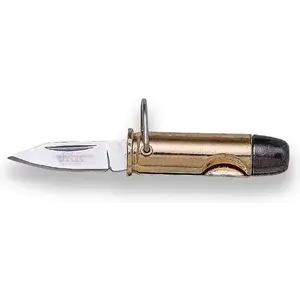 Joker Bullet Shape 42mm hliníkový přívěsek na klíče ve tvaru náboje s čepelí obraz