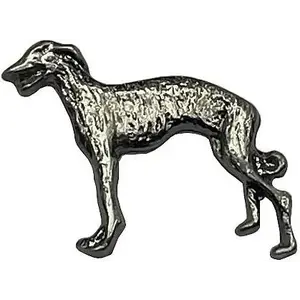 Joker Greyhound Satin Old Silver pin do klopy obraz