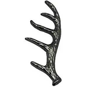 Joker Horn Branch Satin Old Silver kovový pin do klopy obraz