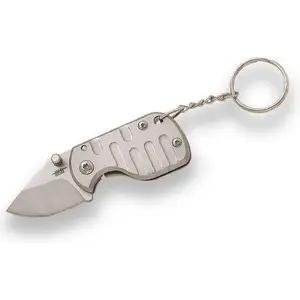 Joker Keyring Folding Knife Drop Point šedý 35 mm přívěsek na klíče obraz