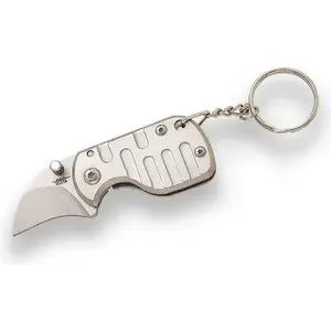 Joker Keyring šedý 30 mm přívěsek na klíče ve tvaru zavíracího nože typu pruner obraz