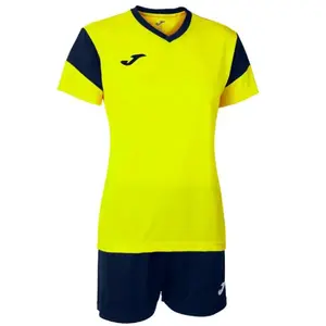 Joma Phoenix Set Women fluo žlutá dámská souprava trička a šortek - L obraz