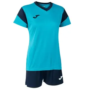 Joma Phoenix Set Women tyrkysová dámská souprava trička a šortek - L obraz