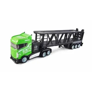 Kamion s autopřepravníkem 2WD, 1: 16, bohaté příslušenství, semafor, radar, 3 autíčka, RTR obraz