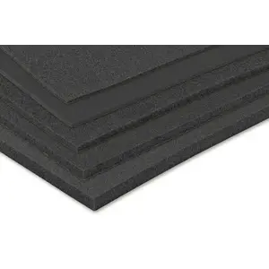 Kavan černá mechová lepicí deska tl. 3x310x210 mm, 1 kus obraz
