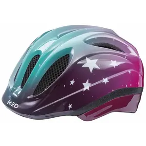 KED Meggy II Trend Stars Pink Aqua S/M 49-53 cm dětská cyklistická přilba obraz