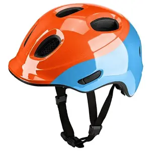 KED Meggy Spark Dotty Skyblue Orange S 45-50 cm dětská cyklistická přilba obraz