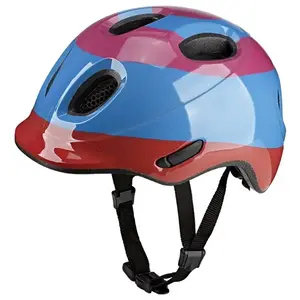 KED Meggy Spark Loopster Pink Blue M 50-55 cm dětská cyklistická přilba obraz