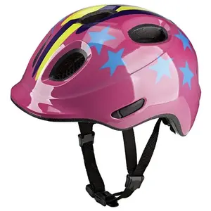 KED Meggy Spark Stellar Stripes Pink M 50-55 cm dětská cyklistická přilba obraz