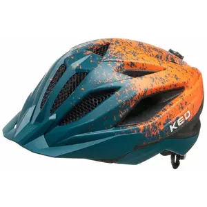 KED Street Junior Pro Arcadia Green Orange Matt S 49-55 cm dětská cyklistická přilba obraz