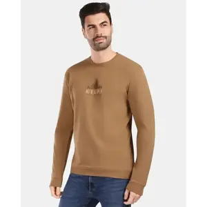 KILPI BASE-M Hnědé pánské tričko s dlouhým rukávem - 3XL obraz