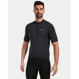 KILPI CAVALET-M Černý cyklistický dres + KILPI HIXON-M Černé cyklistické kraťasy - XL obraz