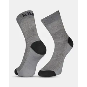 KILPI LIRIN-U Světle šedé unisex ponožky - 35 obraz