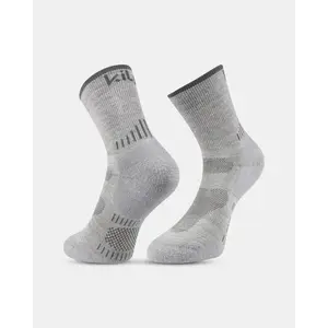 KILPI MIRIN-U Světle šedé unisex ponožky - 35 obraz