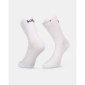 KILPI ONIC-U Bílé unisex cyklistické ponožky - 35 obraz