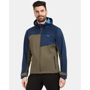 KILPI ONTAVIO-M Khaki pánská softshellová bunda - XXL obraz