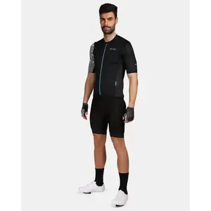 KILPI PICARD-M Černý cyklistický dres + KILPI PRESSURE-M Černé cyklistické šortky - L obraz
