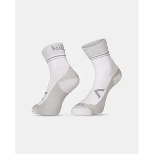 KILPI SPEED-U Bílé unisex sportovní ponožky - 35 obraz