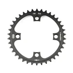 KMC Převodník 42z, rozteč 104 mm, síla 3 mm (e-bike), Al černý obraz