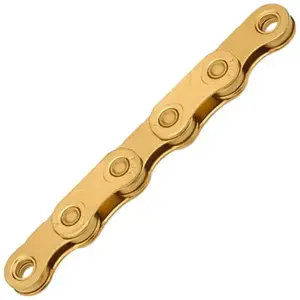 KMC řetěz X Flattop Gold Ti N 126 článků v krabičce, úprava WAX obraz