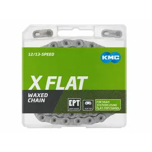 KMC X-flat EPT Waxed BOX Stříbrný řetěz obraz