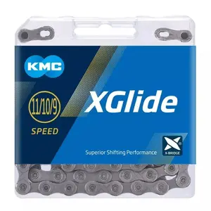 KMC X-glide Cues šedý 118ČL. BOX řetěz obraz