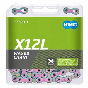 KMC X12-L Aurora Modrý Waxed BOX řetěz obraz