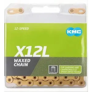 KMC X12-L Zlatý Waxed BOX řetěz obraz