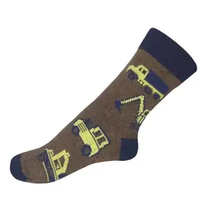 Knebl Hosiery Art.11 Dětské ponožky Knebl – bagr - 32-35 obraz