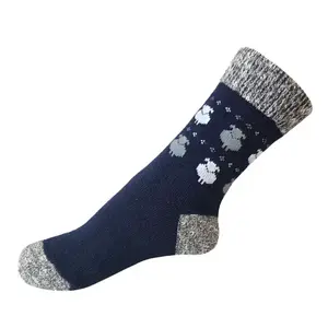 Knebl Hosiery Art.18 Dětské zimní ponožky Knebl - ovečka modré - 32-35 obraz