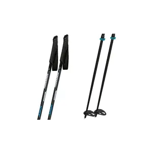 Komperdell Nordic Adventure VARIO 2025/26 hole - 110-155 cm - černá/modrá obraz