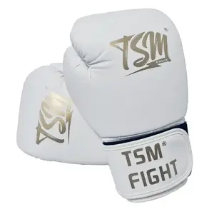 Kubisport Boxovací rukavice bílé tréninkové - 10oz bílé obraz