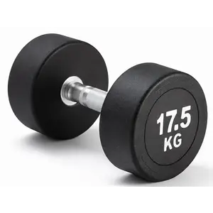 Kubisport Jednoruční činka 17, 5 kg oválná černá obraz