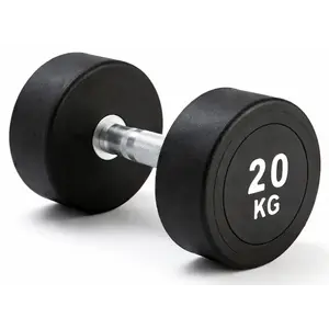 Kubisport Jednoruční činka 20 kg oválná černá obraz