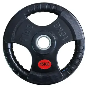 Kubisport Náhradní pogumovaný kotouč s úchopy 15 kg - průměr 50 mm obraz