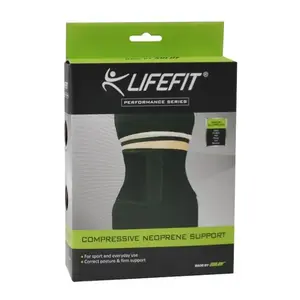 Lifefit Bn501 černá neoprenová bandáž na záda obraz