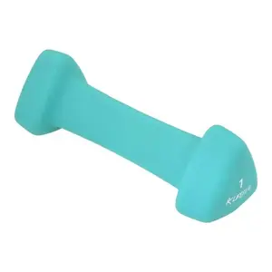 Lifefit Neoprenová činka Triangle 1 x 1.0 kg tyrkysová obraz