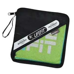Lifefit rychleschnoucí ručník z mikrovlákna 105x175cm zelený obraz