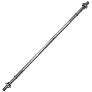 Lifefit stříbrná rovná 220 cm / 30 mm vzpěračská tyč vč. matic obraz