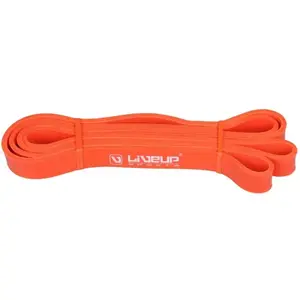 LiveUp Aerobic guma posilovací guma 208 x 0, 45 cm oranžová - L obraz