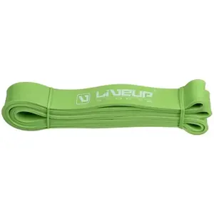 LiveUp Aerobic guma posilovací guma 208 x 0, 45 cm zelená - M obraz