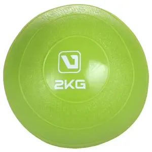 LiveUp Weight ball míč na cvičení zelená - 2 kg obraz