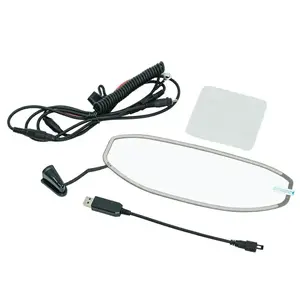 LS2 Elektricky vyhřívané plexi pro helmy na motorku čiré obraz