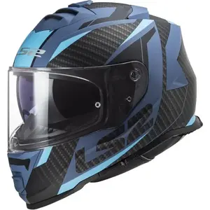 LS2 Integrální přilba FF800 Storm II Racer černo-modrá - S - 55-56 cm obraz