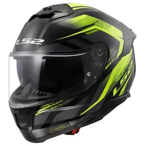 LS2 Integrální přilba FF808 Stream II Fury černo-fluo žlutá - XS - 53-54 cm obraz