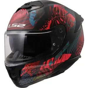LS2 Integrální přilba FF808 Stream II Jungle černo-růžovo-modrá - M - 57-58 cm obraz